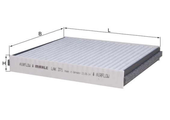 KNECHT Filter, Innenraumluft (LAK 371)