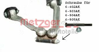 METZGER Montagesatz, Lenker (55002118)