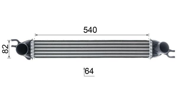 MAHLE Ladeluftkühler (CI 188 000P) MAHLE Ladeluftkühler (CI 188 000P)