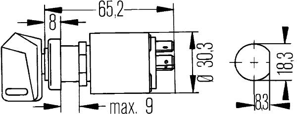 HELLA Zünd-/Startschalter (6JK 007 232-001)