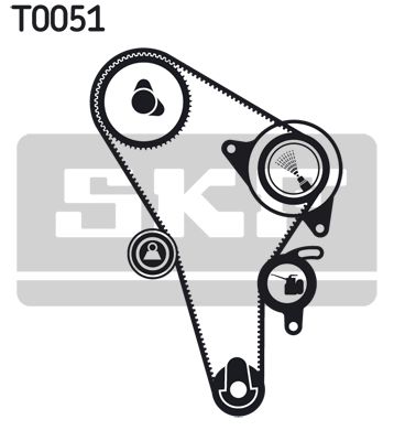 SKF Zahnriemensatz (VKMA 01010)