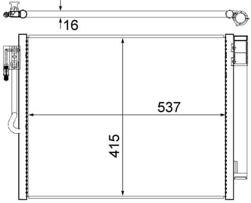 MAHLE Kondensator, Klimaanlage (AC 596 000S)