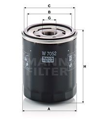 MANN-FILTER Ölfilter (W 7052)