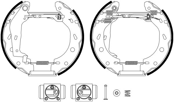 TEXTAR Bremsbackensatz (84057402)