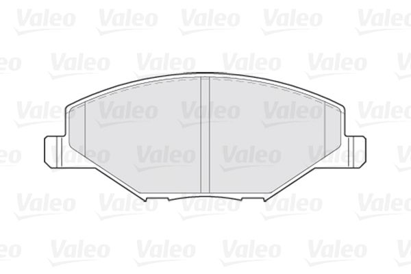 VALEO Bremsbelagsatz, Scheibenbremse (301354)