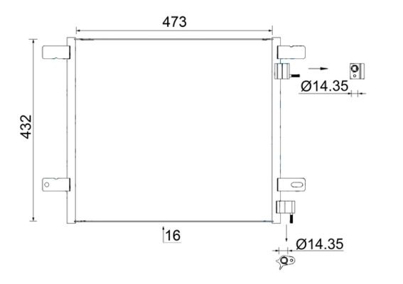 MAHLE Kondensator, Klimaanlage (AC 950 000S)