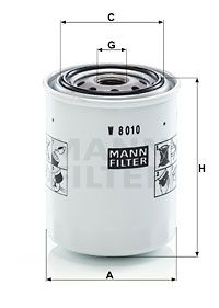 MANN-FILTER Ölfilter (W 8010)