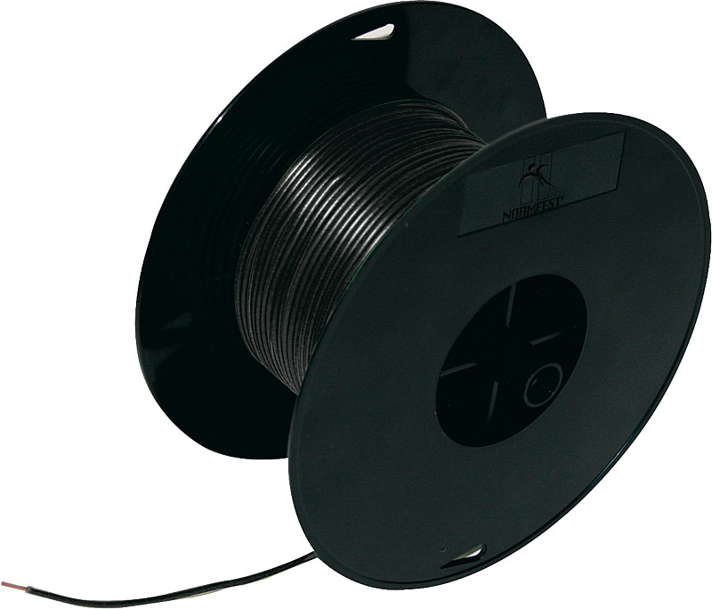 FLRY-KABEL SPULE 100M 0,5 SCHWARZ (3770-050-0) | NORMFEST