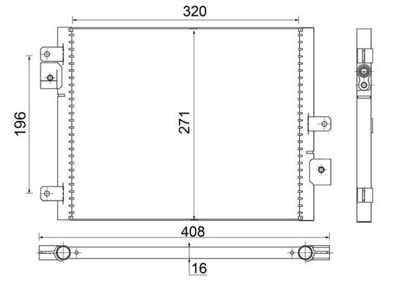 MAHLE Kondensator, Klimaanlage (AC 354 000S)