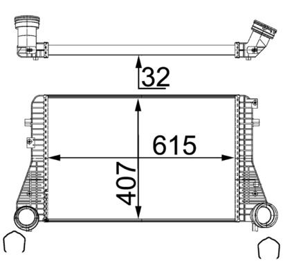 MAHLE Ladeluftkühler (CI 83 000S) Thumbnail