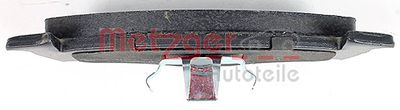 METZGER Bremsbelagsatz, Scheibenbremse (1170072)
