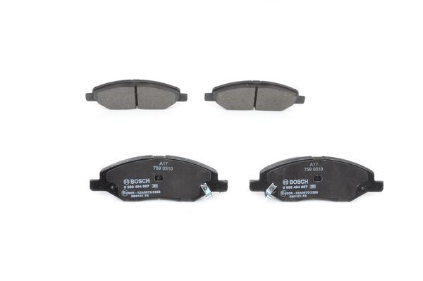 BOSCH Bremsbelagsatz, Scheibenbremse (0 986 494 867) BOSCH Bremsbelagsatz, Scheibenbremse (0 986 494 867)