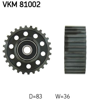 SKF Umlenk-/Führungsrolle, Zahnriemen (VKM 81002)