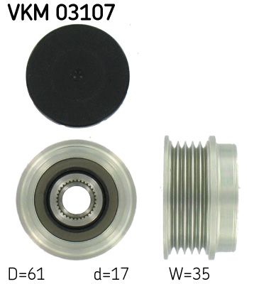 SKF Generatorfreilauf (VKM 03107)