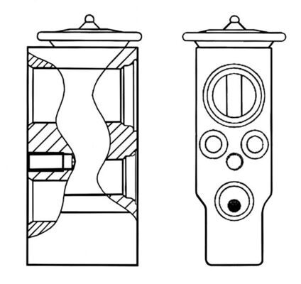 MAHLE Expansionsventil, Klimaanlage (AVE 25 000S)