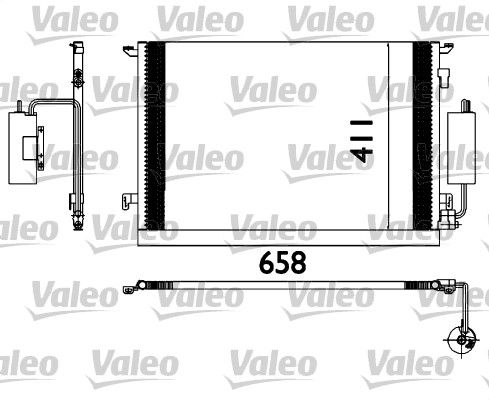 VALEO Kondensator, Klimaanlage (817648)