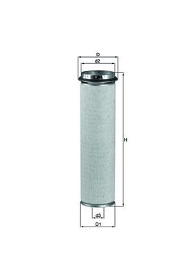 KNECHT Sekundärluftfilter (LXS 37/1)