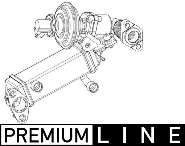 MAHLE Kühler, Abgasrückführung (CE 9 000P)