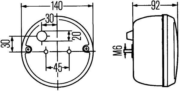 HELLA Rückfahrleuchte (2ZR 001 423-001)