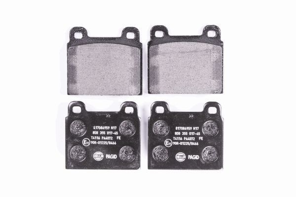 HELLA Bremsbelagsatz, Scheibenbremse (8DB 355 017-451) HELLA Bremsbelagsatz, Scheibenbremse (8DB 355 017-451)