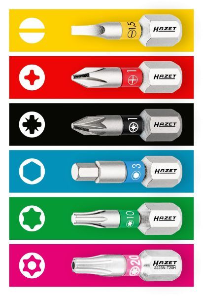 HAZET Set, Schraubendreher-Einsatz (Bits) (2200SC-1)