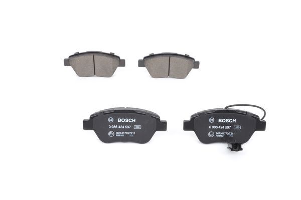 BOSCH Bremsbelagsatz, Scheibenbremse (0 986 424 597)