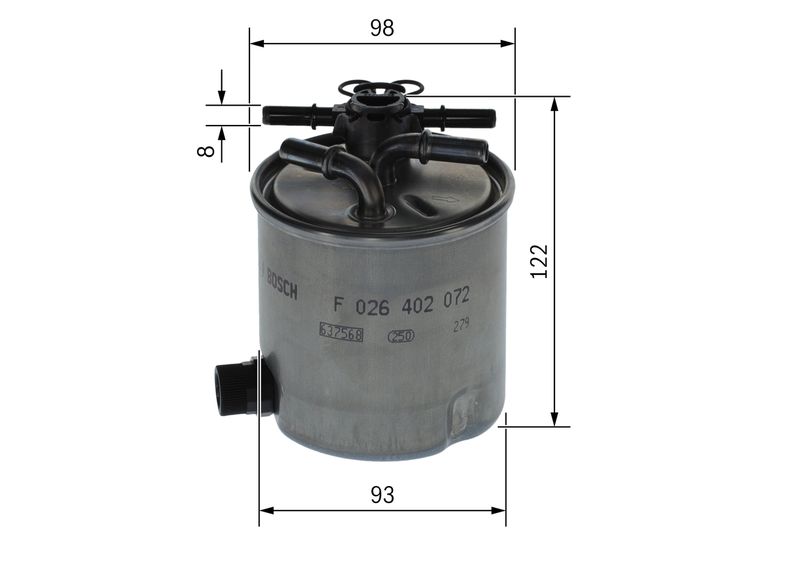 BOSCH Kraftstofffilter (F 026 402 072) BOSCH Kraftstofffilter (F 026 402 072)