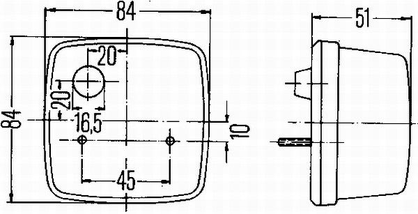 HELLA Heckleuchte (2SW 003 014-131)