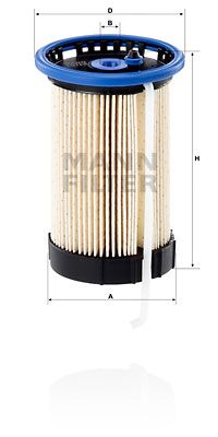 MANN-FILTER Kraftstofffilter (PU 8014) Thumbnail
