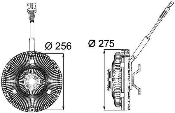 MAHLE Kupplung, Kühlerlüfter (CFC 85 000P) MAHLE Kupplung, Kühlerlüfter (CFC 85 000P)