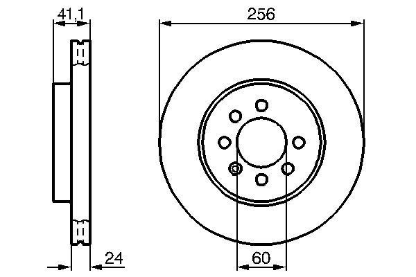 BOSCH Bremsscheibe (0 986 478 286)