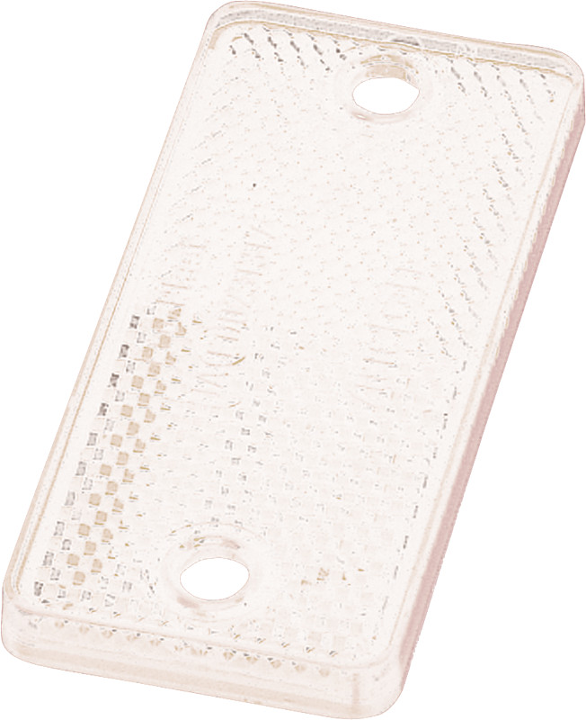 RUECKSTRAHLER WEISS RECHTECK 90X40 (1001-180-421) | NORMFEST