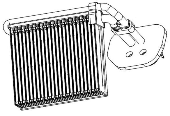 MAHLE Verdampfer, Klimaanlage (AE 99 000P)