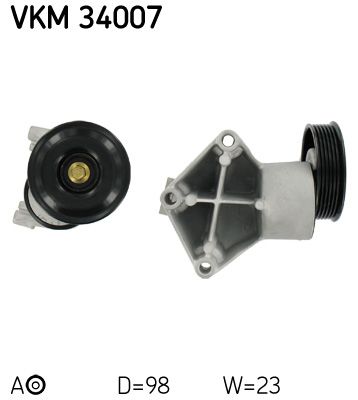 SKF Spannrolle, Keilrippenriemen (VKM 34007)