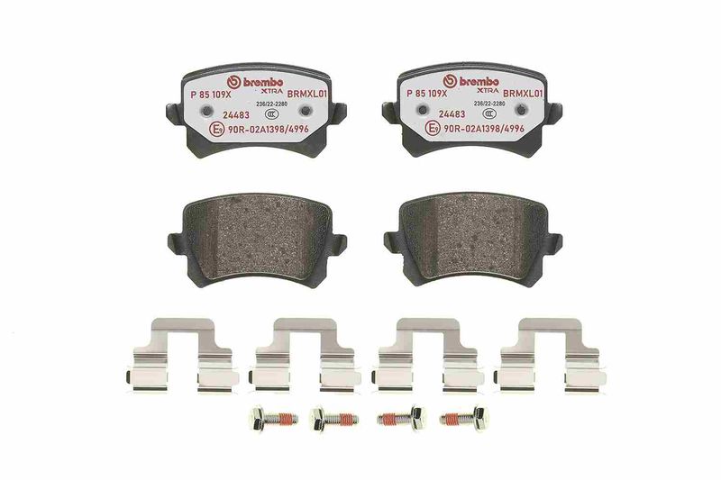 BREMBO Bremsbelagsatz, Scheibenbremse (P 85 109X)