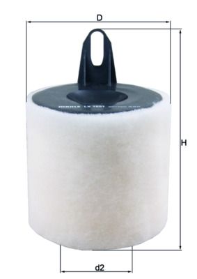 KNECHT Luftfilter (LX 1651) Thumbnail