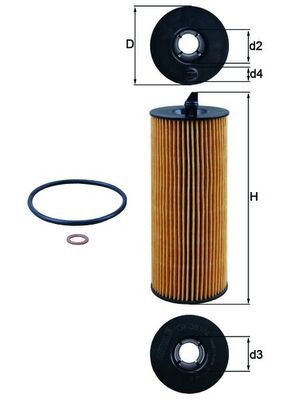 KNECHT Ölfilter (OX 361/4D)