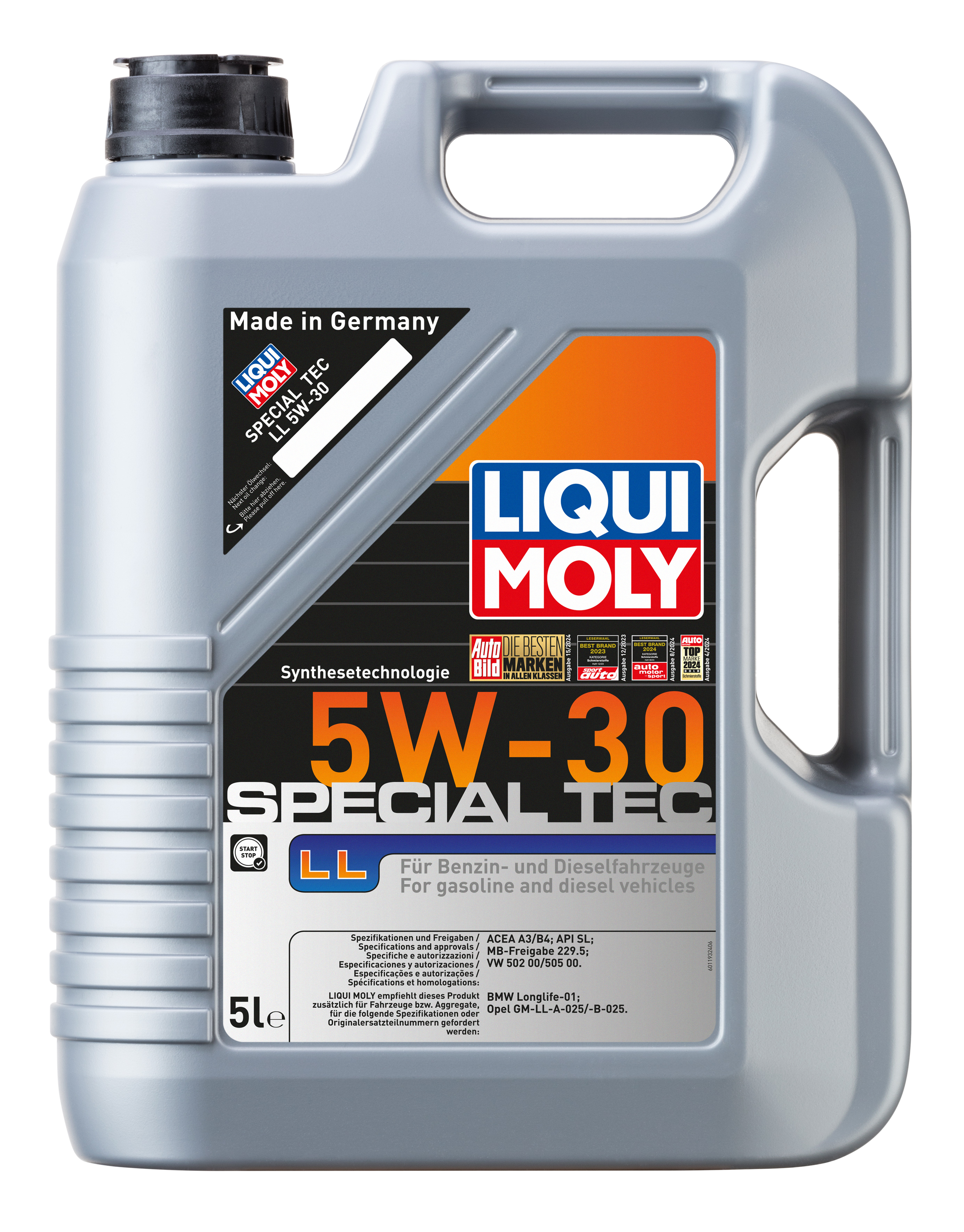 LIQUI MOLY Special Tec LL 5W-30, 5 l (1193) LIQUI MOLY Special Tec LL 5W-30, 5 l (1193)