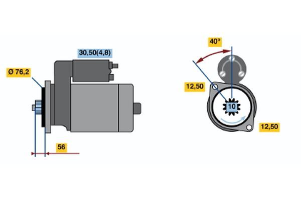BOSCH Starter (0 001 120 406)