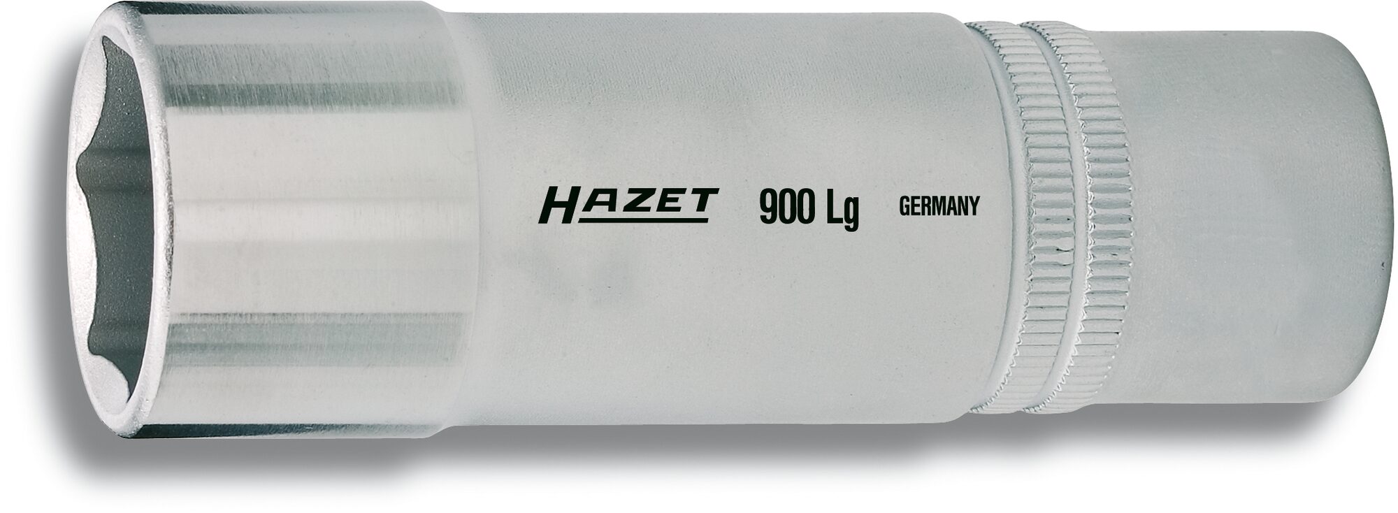 HAZET Steckschlüsseleinsatz ∙ Sechskant 900LG-21 ∙ Vierkant12,5 mm (1/2 Zoll) ∙ Außen-Sechskant-Tractionsprofil ∙ 21 mm