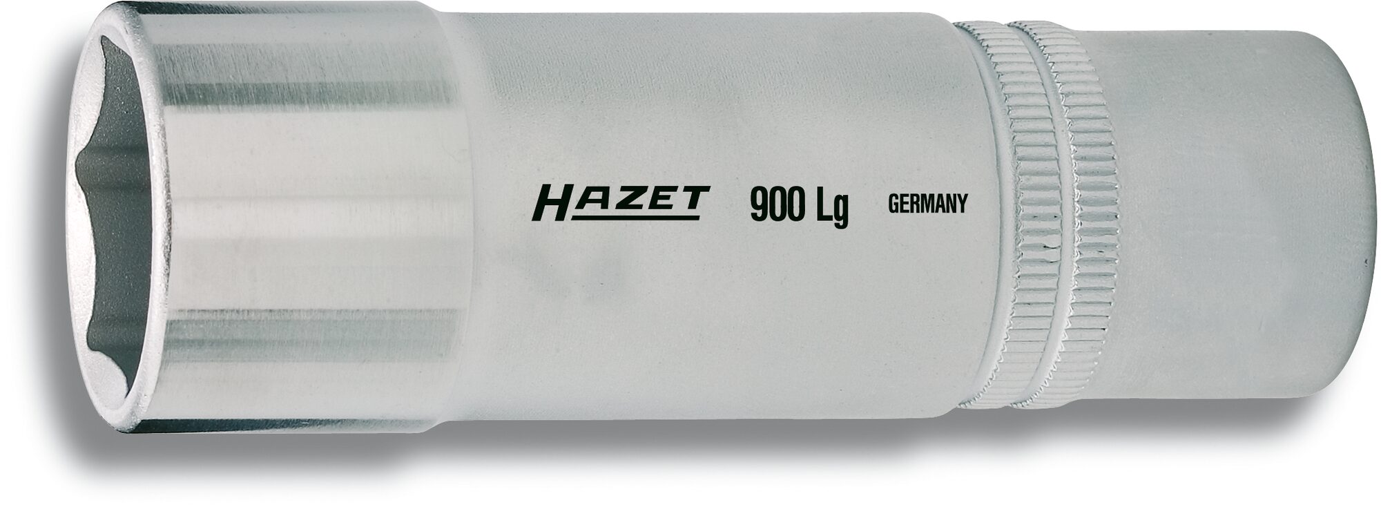 HAZET Steckschlüsseleinsatz ∙ Sechskant 900LG-27 ∙ Vierkant12,5 mm (1/2 Zoll) ∙ Außen-Sechskant-Tractionsprofil ∙ 27 mm 4000896044009 900LG-27