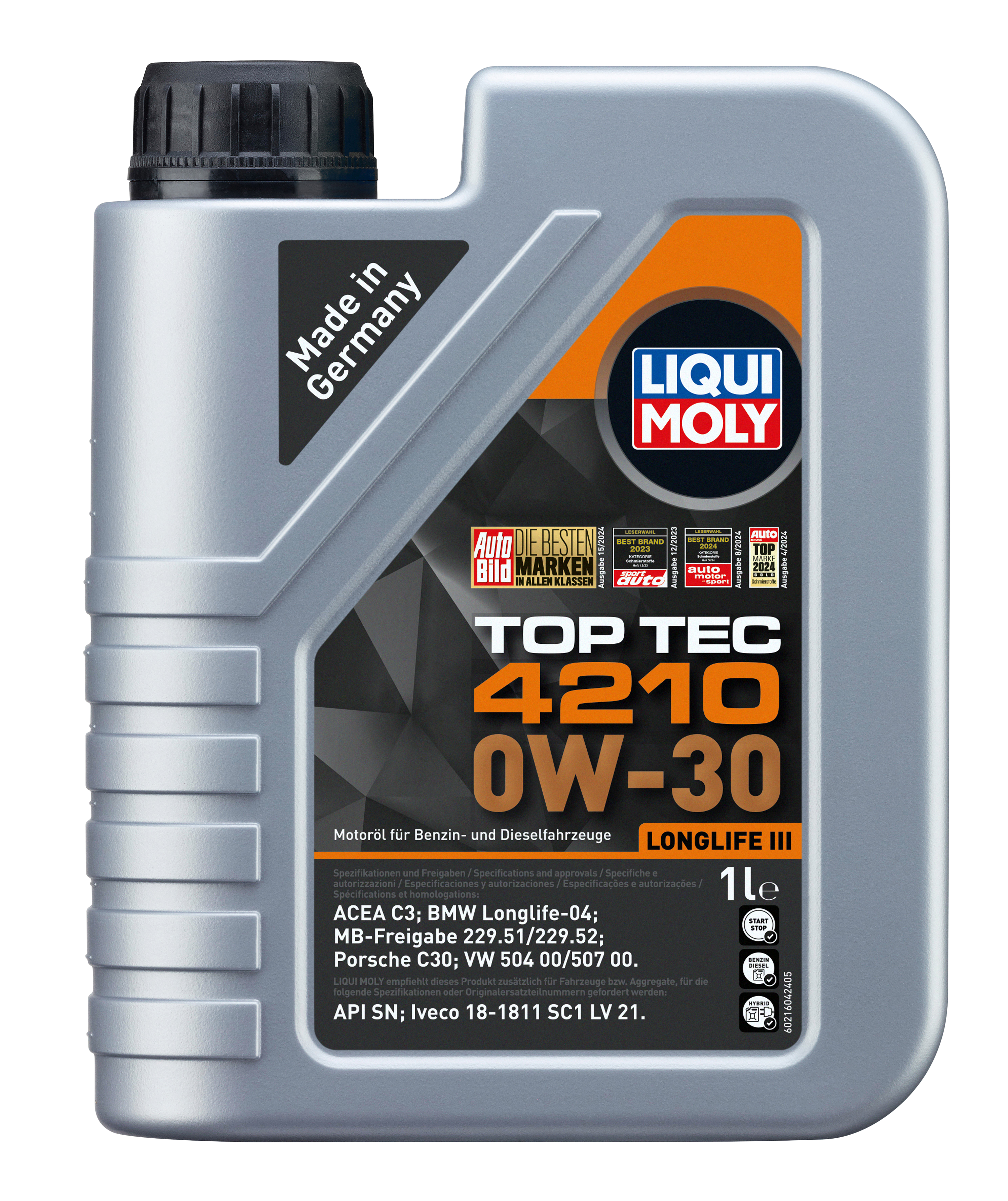 LIQUI MOLY Top Tec 4210 0W-30, 1 l (21604)