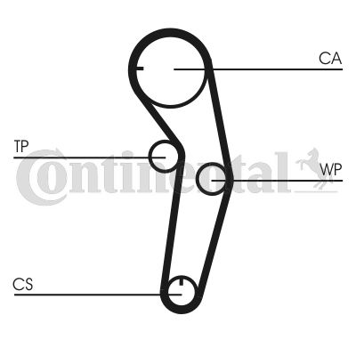 CONTINENTAL CTAM Zahnriemen (CT1053)