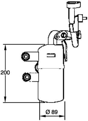 MAHLE Trockner, Klimaanlage (AD 281 000P)