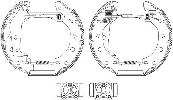 TEXTAR Bremsbackensatz (84057400)