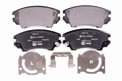 HELLA Bremsbelagsatz, Scheibenbremse (8DB 355 013-041)