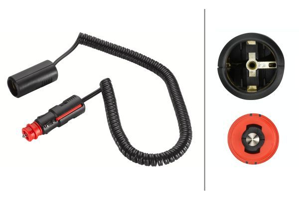 HELLA Elektroleitung, Zigarettenanzünderanschluss (8KA 007 589-091)