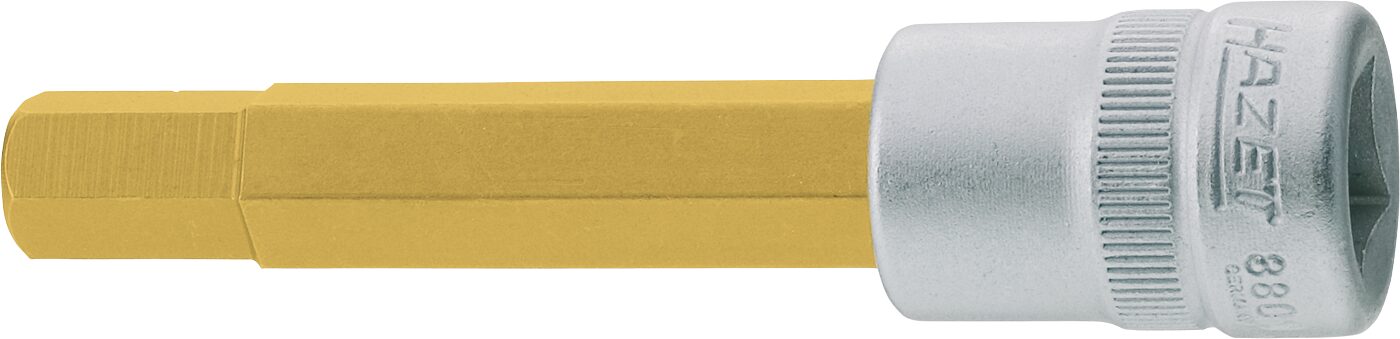 HAZET Schraubendreher-Steckschlüsseleinsatz 8801-11 ∙ Vierkant10 mm (3/8 Zoll) ∙ Innen-Sechskant Profil ∙ 11 mm