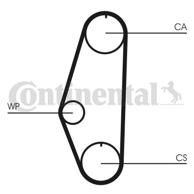 CONTINENTAL CTAM Wasserpumpe + Zahnriemensatz (CT629WP1)
