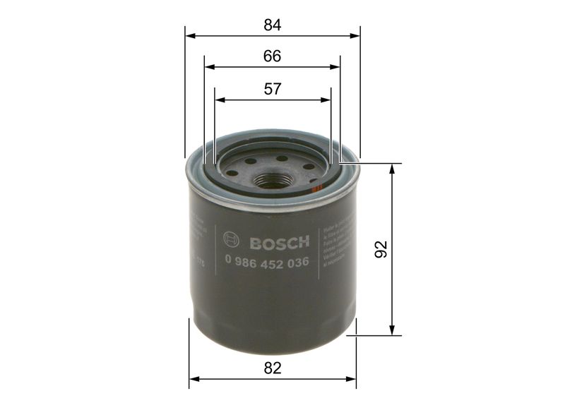 BOSCH Ölfilter (0 986 452 036) BOSCH Ölfilter (0 986 452 036)